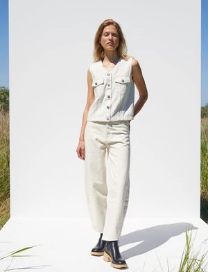 Just FemaleORGANIC COTTON CREAM BOLD JEANS 1 Just FemaleORGANIC COTTON CREAM BOLD JEANS