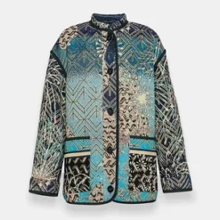 FORTE_FORTE Forte ForteJacquard Short Coat - Twilight