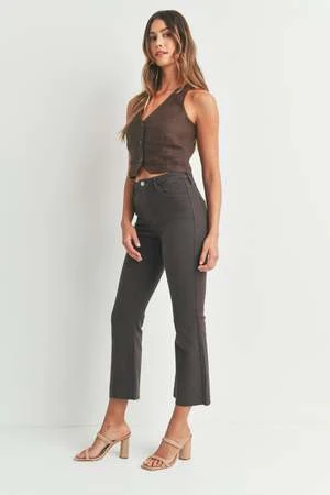 Just Black DenimThe Sandy Kick Flare 2 Just Black DenimThe Sandy Kick Flare - Image 2