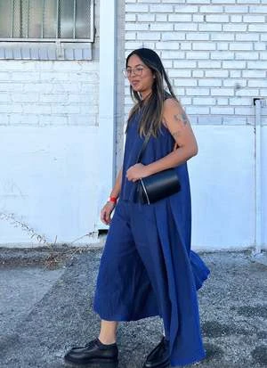 KAAREMKetel Layered Onesie - Salt Blue 1 KAAREMKetel Layered Onesie - Salt Blue