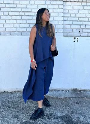 KAAREMKetel Layered Onesie - Salt Blue 3 KAAREMKetel Layered Onesie - Salt Blue - Image 3