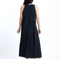 KAAREMSaccha Layered Pocket Onesie - Black Blue -Outlet Lustro Wear Store KAAREM Saccha Layered Onesie Black Blue 20190520204902