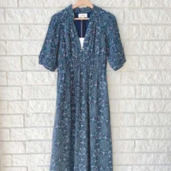 XirenaKara Dress - Indigo Flora