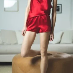 KES NYCAfter Hours Silk Slip Cami - Organic Lac Beetle