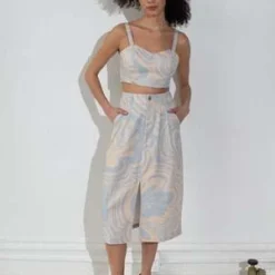 Untitled In MotionKandran Skirt - Nuva Sky 6 Untitled In MotionKandran Skirt - Nuva Sky -Outlet Lustro Wear Store Kandran Skirt Nuva Sky 20230223191356 1