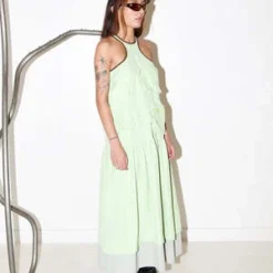 KkCoPack Dress - Lichen -Outlet Lustro Wear Store KkCo Pack Dress Lichen 20231018045718 2