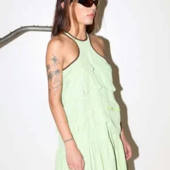 KkCoPack Dress - Lichen -Outlet Lustro Wear Store KkCo Pack Dress Lichen 20231018045719