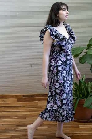 MilleKlara Dress - Tropical Night 2 MilleKlara Dress - Tropical Night - Image 2