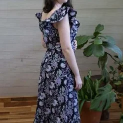 MilleKlara Dress - Tropical Night 7 MilleKlara Dress - Tropical Night -Outlet Lustro Wear Store Klara Dress in Tropical Night by Mille 20220207052332 2