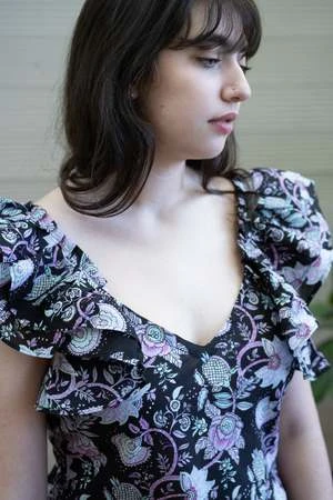 MilleKlara Dress - Tropical Night 5 MilleKlara Dress - Tropical Night - Image 5