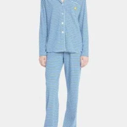 KuleThe PJ Set - Blue/White -Outlet Lustro Wear Store Kule The PJ Set Blue White 20221130060201