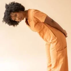 L.F.MarkeyFelix Boilersuit - Terracotta -Outlet Lustro Wear Store LF Markey Felix Boilersuit 20231020200254 1