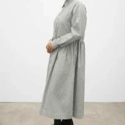 KowtowLee Dress - Deep Green Stripe -Outlet Lustro Wear Store Lee Dress 20230201204714 1