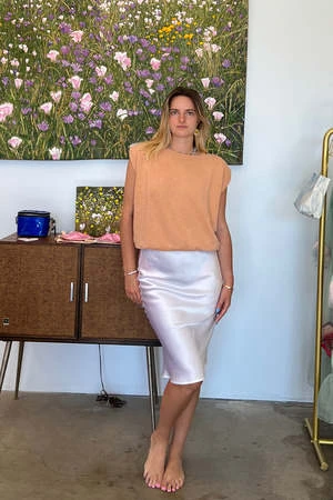 Lily ForbesSophia Bias Skirt - Rice 1 Lily ForbesSophia Bias Skirt - Rice