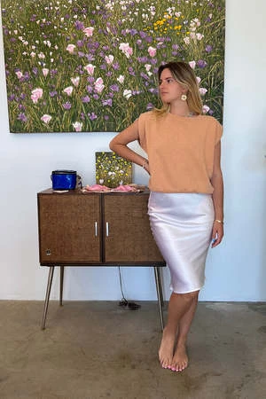 Lily ForbesSophia Bias Skirt - Rice 4 Lily ForbesSophia Bias Skirt - Rice - Image 4