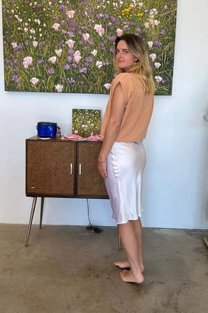 Lily ForbesSophia Bias Skirt - Rice 7 Lily ForbesSophia Bias Skirt - Rice - Image 7