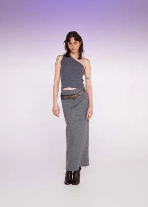 Permanent VacationLoop Merino Skirt - Graphite 1 Permanent VacationLoop Merino Skirt - Graphite