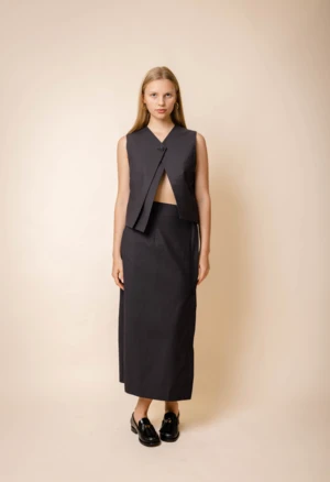 NKCMarnie Skirt - Charcoal 2 NKCMarnie Skirt - Charcoal - Image 2