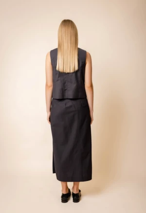 NKCMarnie Skirt - Charcoal 4 NKCMarnie Skirt - Charcoal - Image 4