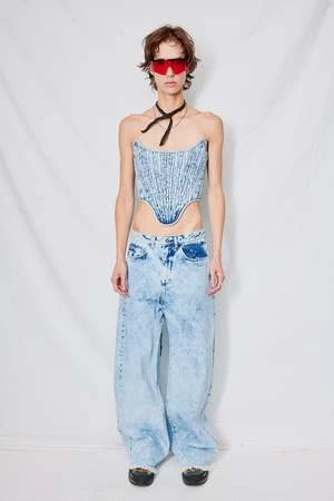 Marques AlmeidaBoyfriend Jeans - Acid Wash Denim 2 Marques AlmeidaBoyfriend Jeans - Acid Wash Denim - Image 2