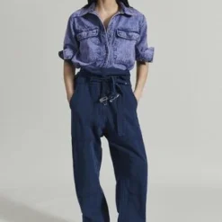 Rachel ComeyMeg Overalls - Navy 9 Rachel ComeyMeg Overalls - Navy -Outlet Lustro Wear Store Meg Overalls in Navy by Rachel Comey 20210731012702 1