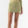 Paloma WoolMeier Knitted Mini Skirt - Green Bicolore