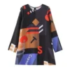 Matter Matters GalleryMokita Pattern Mini Dress - Black