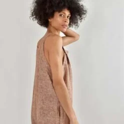 Altar HouselineNell Linen Jumpsuit - Umber -Outlet Lustro Wear Store Nell Jumpsuit in Umber Linen 20220423030930