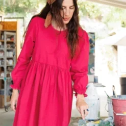 NobleOrganic Vale Dress - Petunia 10 NobleOrganic Vale Dress - Petunia -Outlet Lustro Wear Store Noble Organic Adult Vale Dress in Petunia 20230907171651 1