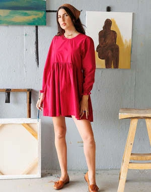 NobleOrganic Vale Dress - Petunia 1 NobleOrganic Vale Dress - Petunia