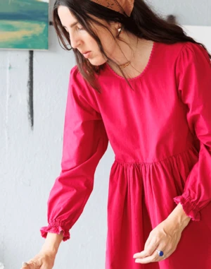 NobleOrganic Vale Dress - Petunia 6 NobleOrganic Vale Dress - Petunia - Image 6