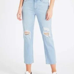 PaigeNoelle Straight - Light Denim