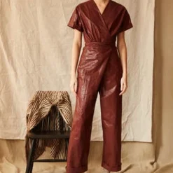 Caron CallahanOdile Jumpsuit - Chocolate