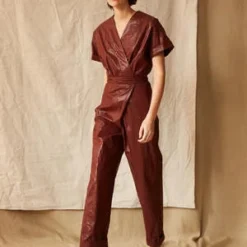 Caron CallahanOdile Jumpsuit - Chocolate -Outlet Lustro Wear Store Odile Jumpsuit Chocolate 20230827213426 2