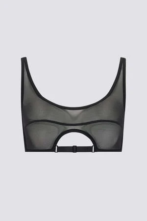 OpaakRuby Bustier Soft Bra - Black 5 OpaakRuby Bustier Soft Bra - Black - Image 5