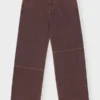 GanniOverbleached Izey Jeans - Shaved Chocolate