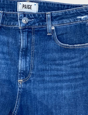 PaigeSarah Slim Crop Jean - Radio Star Distressed 7 PaigeSarah Slim Crop Jean - Radio Star Distressed - Image 7