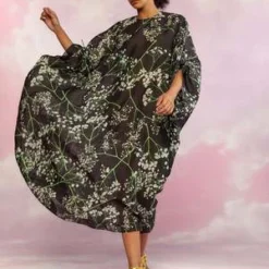 CYNTHIA ROWLEYParos Kaftan Dress - BLKMT -Outlet Lustro Wear Store Paros Kaftan 20230729225412 3