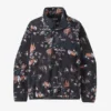 PatagoniaLightweight Synchilla Snap-T Fleece Pullover - Swirl Floral/Pitch Blue