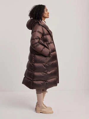 VarleyPayton Puffer Coat - Dark Truffle Metallic 2 VarleyPayton Puffer Coat - Dark Truffle Metallic - Image 2