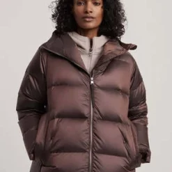 VarleyPayton Puffer Coat - Dark Truffle Metallic 5 VarleyPayton Puffer Coat - Dark Truffle Metallic -Outlet Lustro Wear Store Payton Puffer Coat in Dark Truffle Metallic 20231005183953