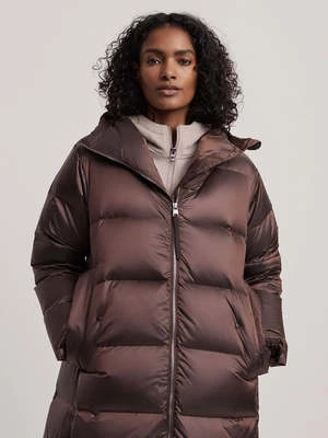 VarleyPayton Puffer Coat - Dark Truffle Metallic 3 VarleyPayton Puffer Coat - Dark Truffle Metallic - Image 3