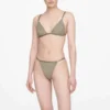 Anine BingPearl Thong - Green Khaki