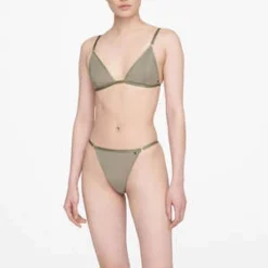 Anine BingPearl Thong - Green Khaki
