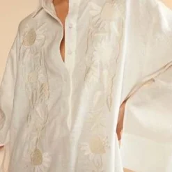 CYNTHIA ROWLEYPiana Embroidered Dress - White 7 CYNTHIA ROWLEYPiana Embroidered Dress - White -Outlet Lustro Wear Store Piana Embroidered Dress 20230729225424 1