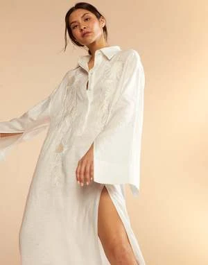 CYNTHIA ROWLEYPiana Embroidered Dress - White 5 CYNTHIA ROWLEYPiana Embroidered Dress - White - Image 5