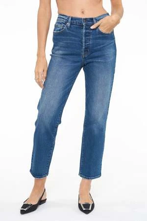 PistolaCharlie High Rise Straight Ankle Jeans - Uptown 2 PistolaCharlie High Rise Straight Ankle Jeans - Uptown - Image 2
