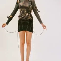 PriscaveraRainwear Lace Up Corset Mini Skirt - Black 12 PriscaveraRainwear Lace Up Corset Mini Skirt - Black -Outlet Lustro Wear Store Priscavera Rainwear Lace Up Corset Mini Skirt Black 20230105013823