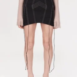 PriscaveraRainwear Lace Up Corset Mini Skirt - Black 16 PriscaveraRainwear Lace Up Corset Mini Skirt - Black -Outlet Lustro Wear Store Priscavera Rainwear Lace Up Corset Mini Skirt Black 20230105013827