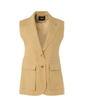 Rachel ComeyDoni Vest - Gold 1 Rachel ComeyDoni Vest - Gold